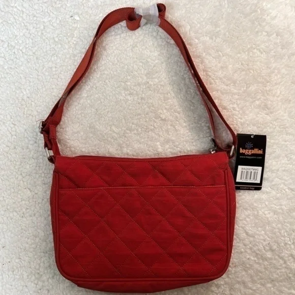 🎉HP Baggallini Luggage "Wanderer" Quilted Cross-Body Bag - Picture 4 of 8